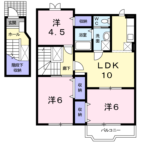 ゴールドパークB 201号室