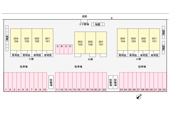 ゴールドパークB 201号室