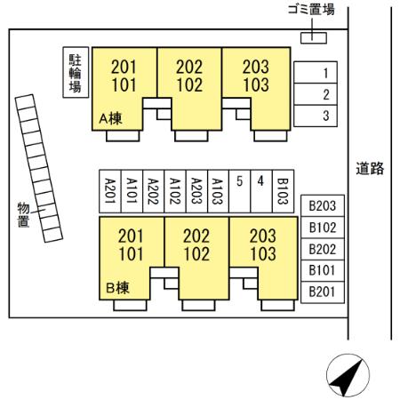 セジュール関川B 101号室