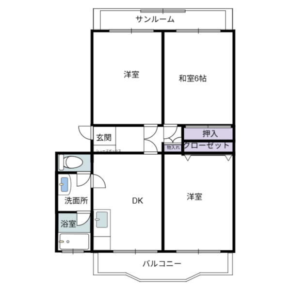 マンション大橋 303号室