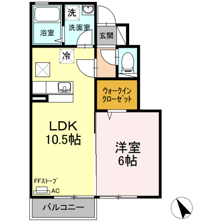 スクエアパーク諏訪 C102号室
