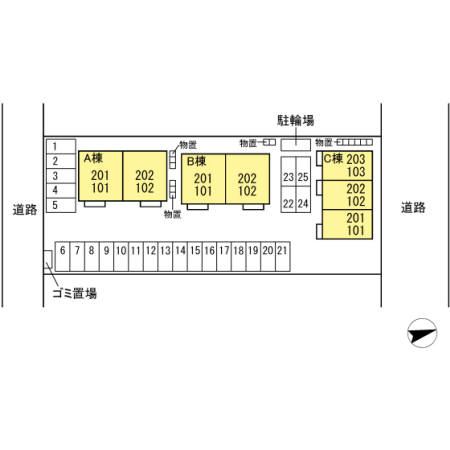 スクエアパーク諏訪 C102号室