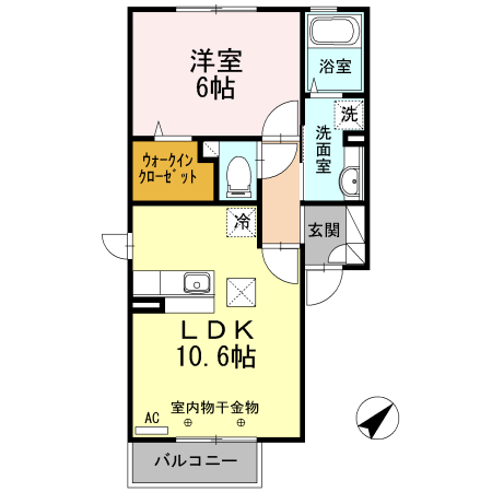 コモライズ新井田西 A101号室