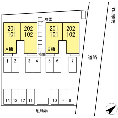 コモライズ新井田西 A101号室