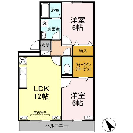 ハイカムールST秀 203号室