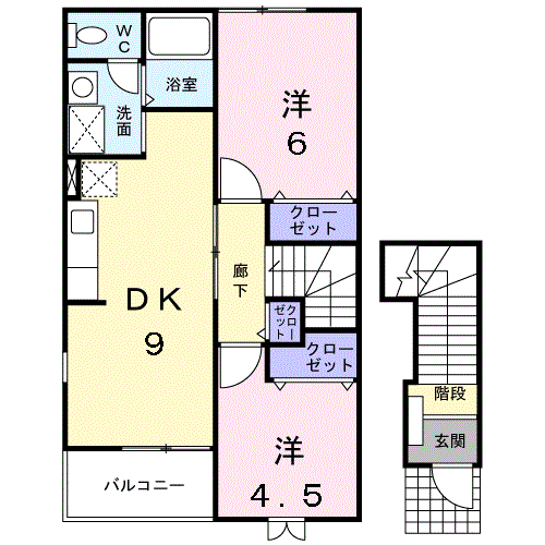リーブラB 201号室