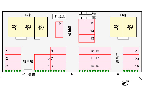 リーブラB 201号室